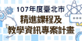 107年度精進課程及教學資訊專案計畫成果分享會